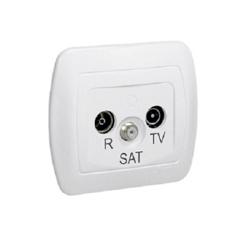 AKORD biały AAS/11 Gn. RTV-SAT KONTAKT