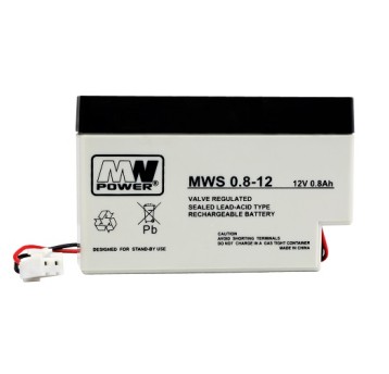 Akumulator AGM 12V/ 0,8Ah MWS 0,8-12 MWpow 131978