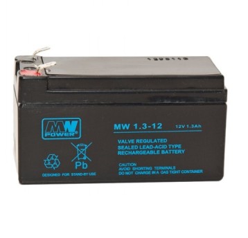 Akumulator AGM 12V/ 1,3Ah MW 1,3-12 MWp 207209