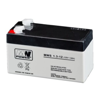 Akumulator AGM 12V/ 1,3Ah MWS 1,3-12 MWpowe 117279