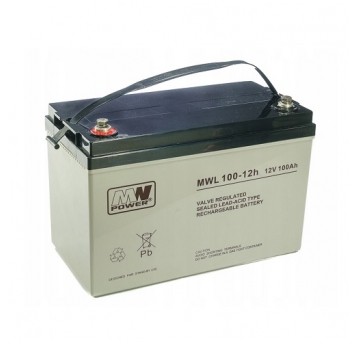 Akumulator AGM 12V/100Ah MWL 100-12 MWp 207667