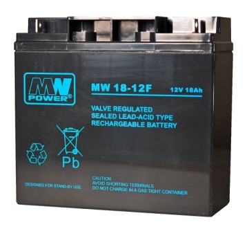 Akumulator AGM 12V/18Ah MW 18-12F MWp 117019