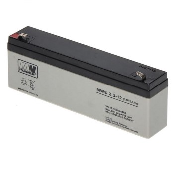 Akumulator AGM 12V/ 2,3Ah MWS 2,3-12 MWp 117651