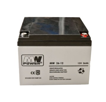 Akumulator AGM 12V/28Ah MWL 28-12 MWpower