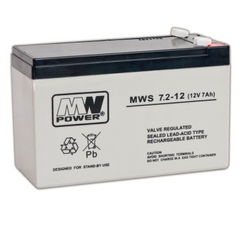 Akumulator AGM 12V/ 7,2Ah MWS 7,2-12 MWp 116968