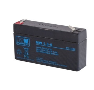 Akumulator AGM 6V/ 1,3Ah MW 1,3-6 MWpower 207124