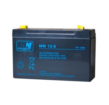 Akumulator AGM 6V/12Ah MW 12-6L MWpower 113776