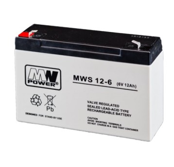 Akumulator AGM 6V/12Ah MWS 12-6 MWpower 137642