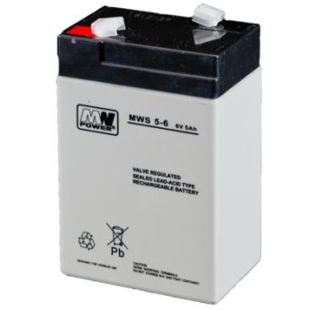 Akumulator AGM 6V/ 5Ah MWS 5-6 MWpower 117286