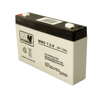 Akumulator AGM 6V/ 7,2Ah MWS 7,2-6 MWpower 119549