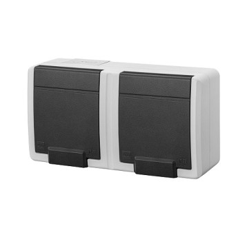 AQUANT 2K IP55 szary Gn. podwójne EP-Na 5042-10