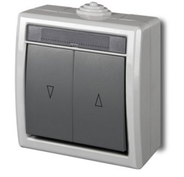 AQUANT IP55 n/t przycisk żaluzjowy EP-Na 1208-10