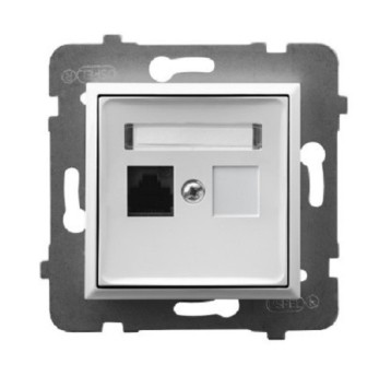 ARIA biały GPK-1U/K/m/00 Gniazdo 1xRJ45 OSPEL
