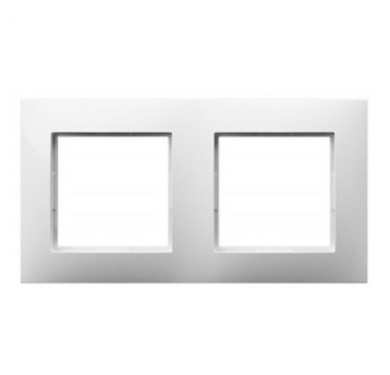 ARIA biały R-2U/00 Ramka 2-krotna OSPEL