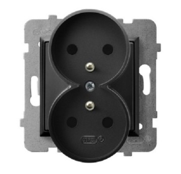 ARIA czarny GP-2URZ/m/33 Gniazdo podw. zu. OSPEL