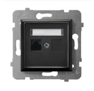 ARIA czarny GPK-1U/K/m/33 Gniazdo 1xRJ45 OSPEL