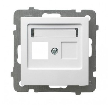 AS biały GPK-1G/p/00 Obudowa gniazda 1xRJ OSPEL