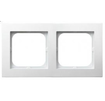 AS biały R-2G/00 Ramka 2-krotna OSPEL