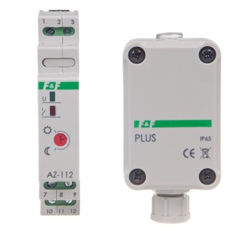 Automat zmierzch. TH35 AZ-112 PLUS sonda duża F&F