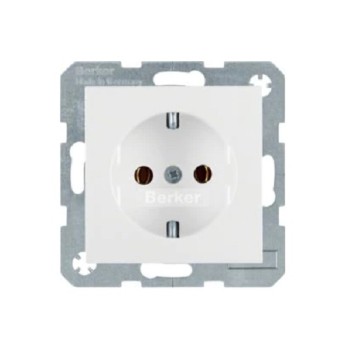 B.Kwadrat biały 47431909 Gniazdo poj. schuko