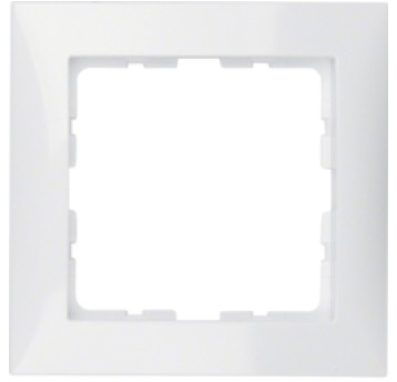 B.Kwadrat biały 5310118989 Ramka 1-kr. BERKER