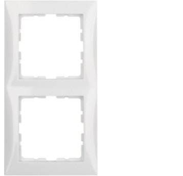 B.Kwadrat biały 5310128989 Ramka 2-kr. BERKER