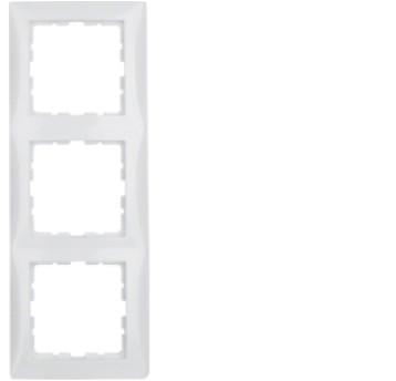 B.Kwadrat biały 5310138989 Ramka 3-kr. BERKER