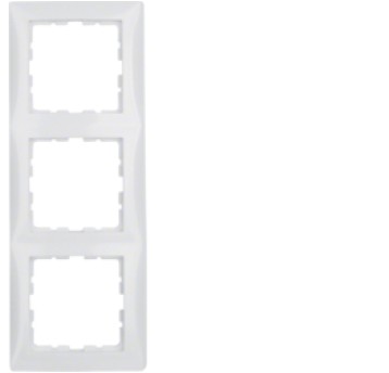 B.Kwadrat biały 5310138989 Ramka 3-kr. BERKER