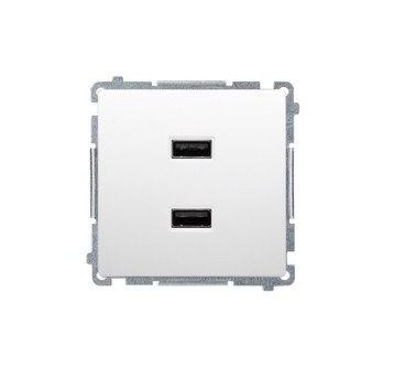 BASIC biały BMC2USB.01/11 Ładowarka 2xUSB