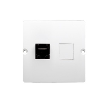 BASIC biały BMF51.02/11 1xRJ45 kat.5 KONTAKT