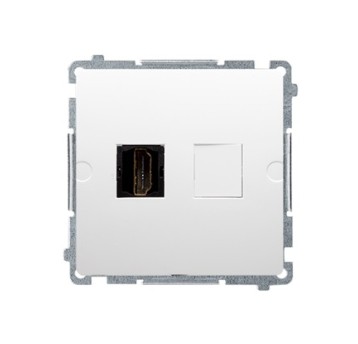 BASIC biały BMGHDMI.01/11 Gn. 1xHDMI KONTAKT