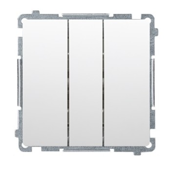 BASIC biały BMW31.01/11 Łącznik potrójny KONTAKT