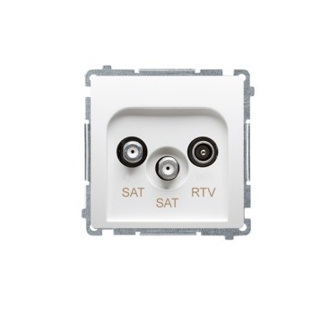 BASIC biały BMZAR+SAT3.1-P2.01/11 2xSAT+TV