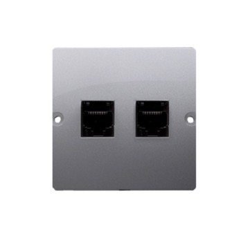 BASIC stal inox BMF52.02/21 2xRJ45 KONTAKT