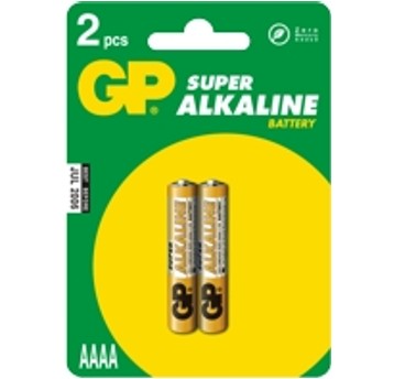 Bateria AAAA 1,5V GP blister (2szt) 058615