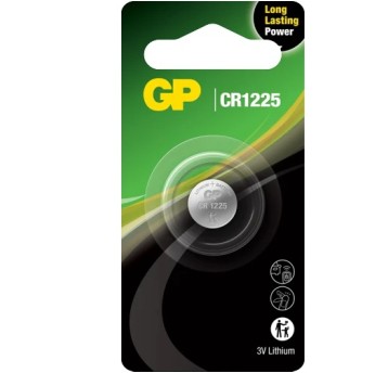 Bateria CR1225 GP 3V litowa B1 (1szt) 205255