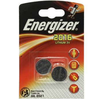 Bateria CR2016 B2 ENERGIZER 3V (2szt) 248340