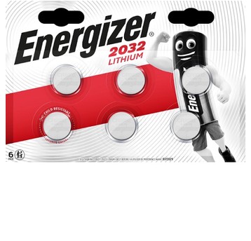 Bateria CR2032 ENERGIZER B6 3V (6szt) 435856