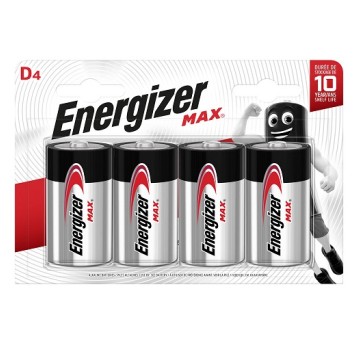 Bateria ENERGIZER MAX LR20 B4 / 426830 (4szt)