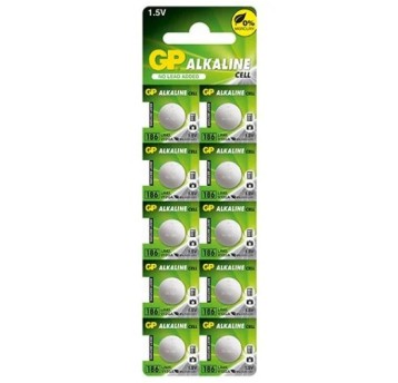 Bateria GP 186 AG12 / LR43 B10 (10szt) 015502