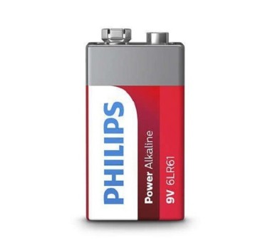 Bateria POWER Alkaline 6LR61 (9V) Philips