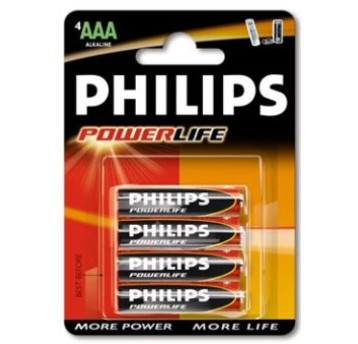 Bateria POWER Alkaline LR03/B4 ! blister Philips