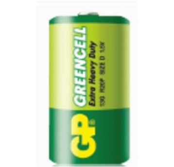 Bateria R20 Greencell blister GP (1szt)