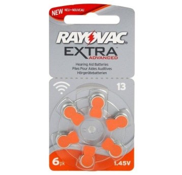 Bateria RAYOVAC Extra 13 / PR48 B6 (6szt)