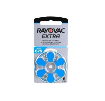 Bateria RAYOVAC Extra 675 / PR44 B6 (6szt)