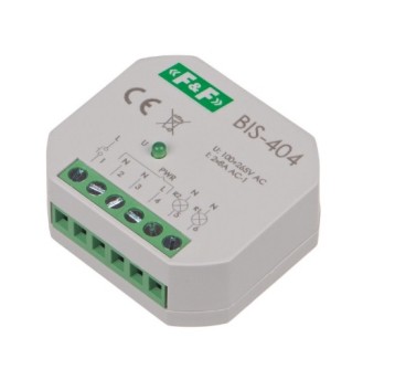 BIS-404 Przekaźnik impuls. sekwencyjny 5A 230V F&F