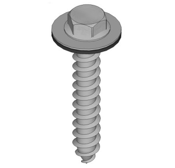 Blachowkręt M6 do fotow., wkręt farmerski z uszcz.