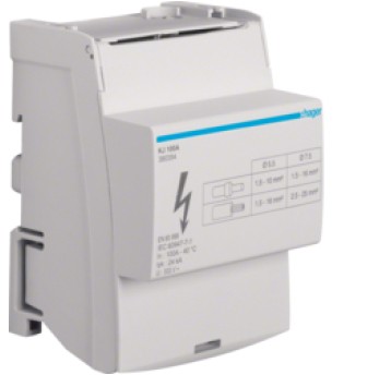 Blok rozdzielczy 4bieg.100A 4x 7 KJ100A HAGER