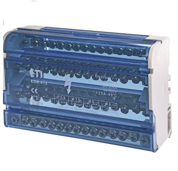 Blok rozdzielczy 4bieg.125A 4x15 EDB-415 ETI633402