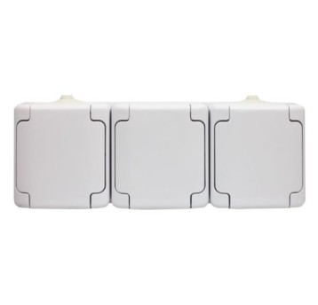 BRYZA biały Gn.potrój. kl.biała IP54 180440 KOS